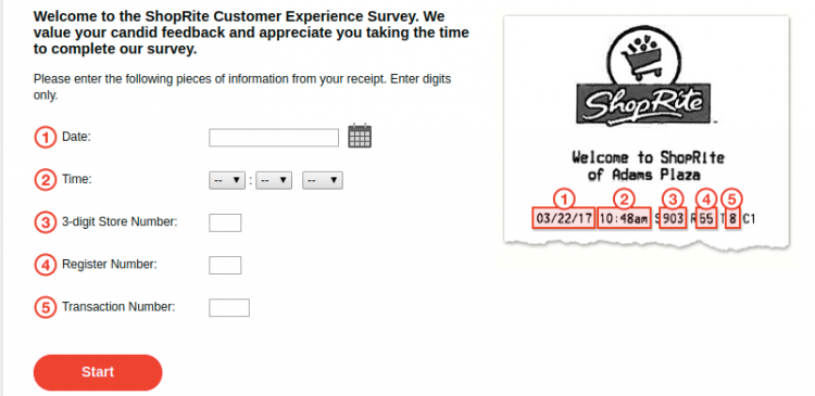 ShopRite Customer Experience Survey