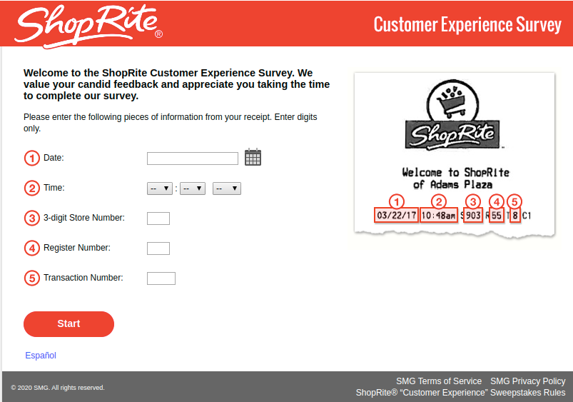 ShopRite Customer Experience Survey