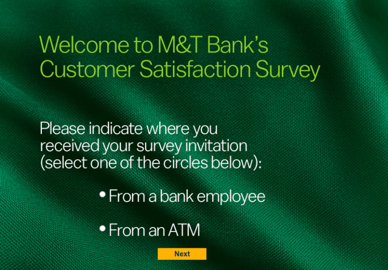 MT Bank Customer Survey