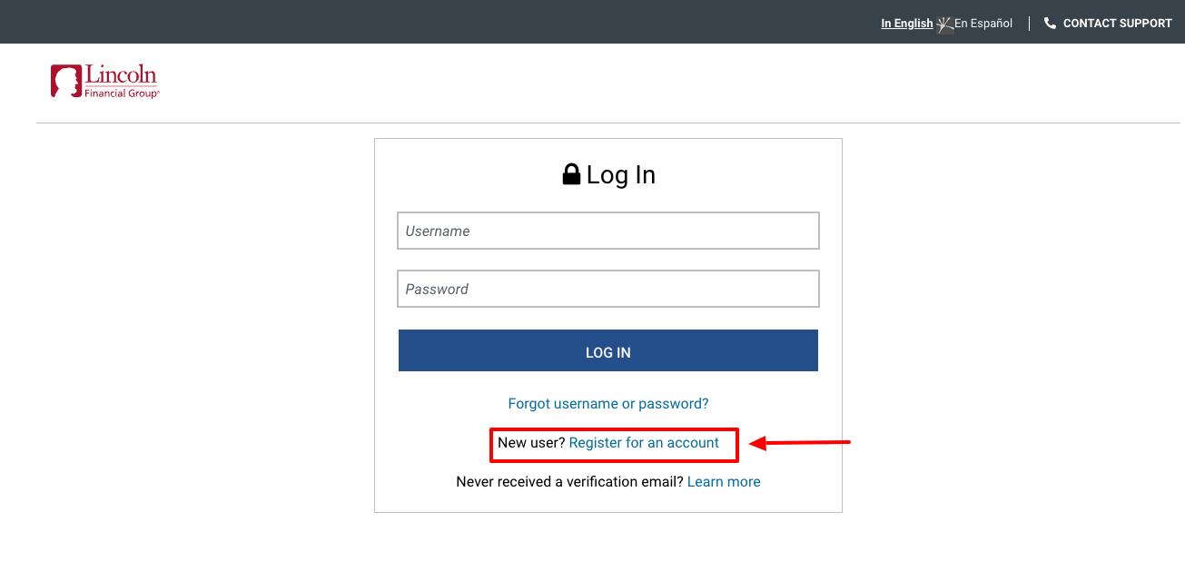 mylincoln portal register
