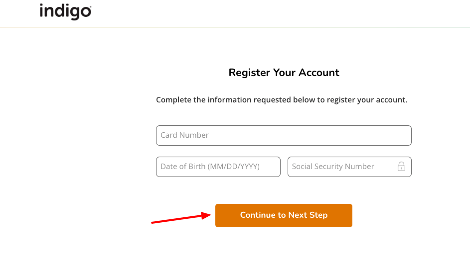 indigocard register