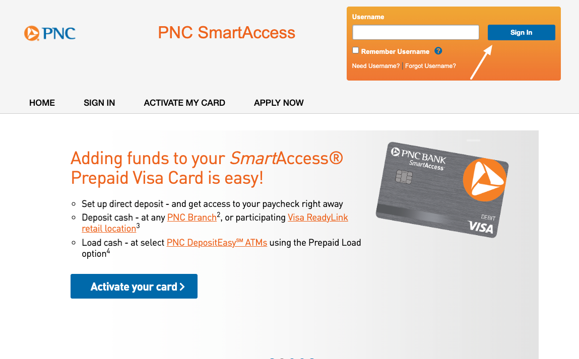 pnc smart accesss login