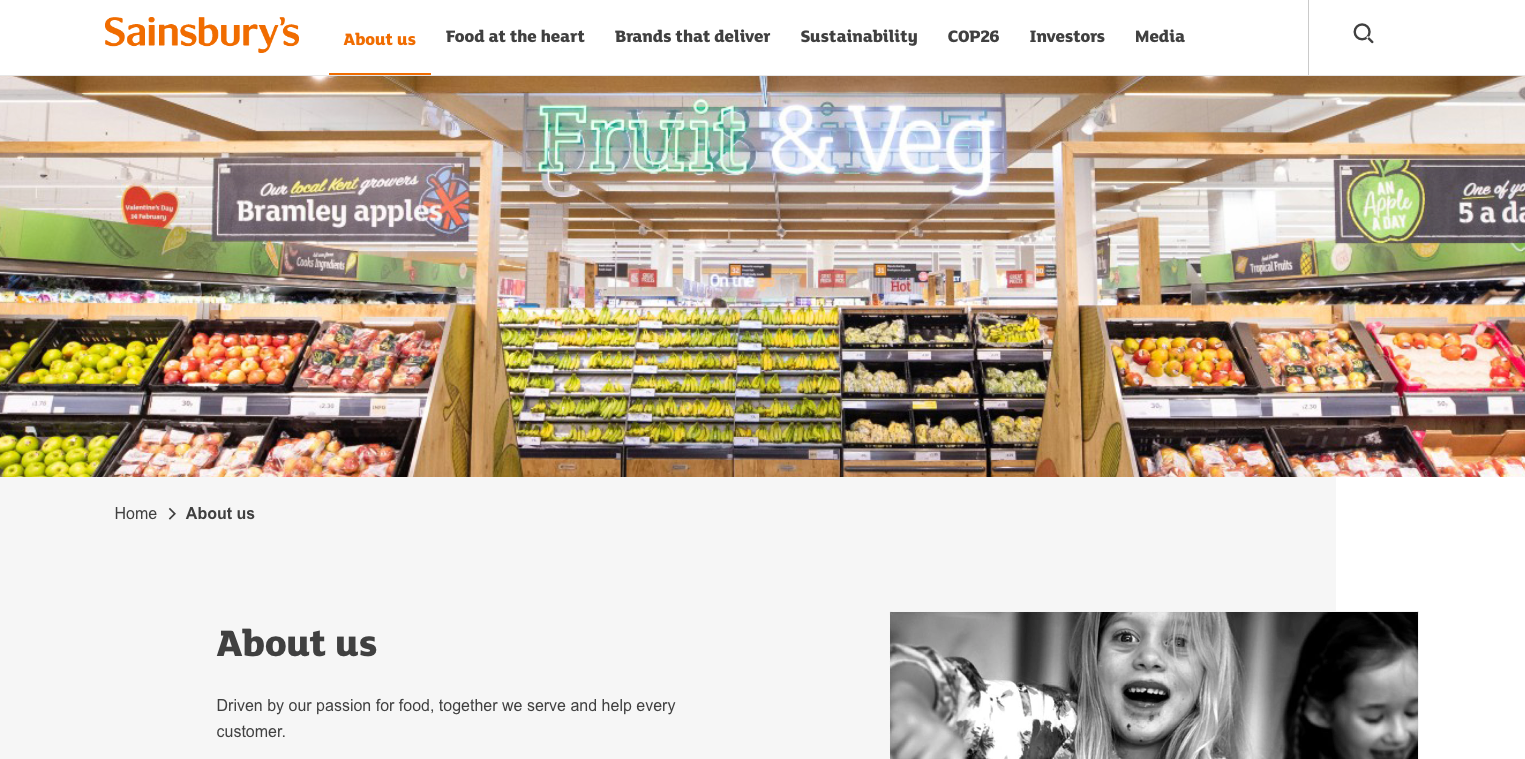 About Mysainsburys